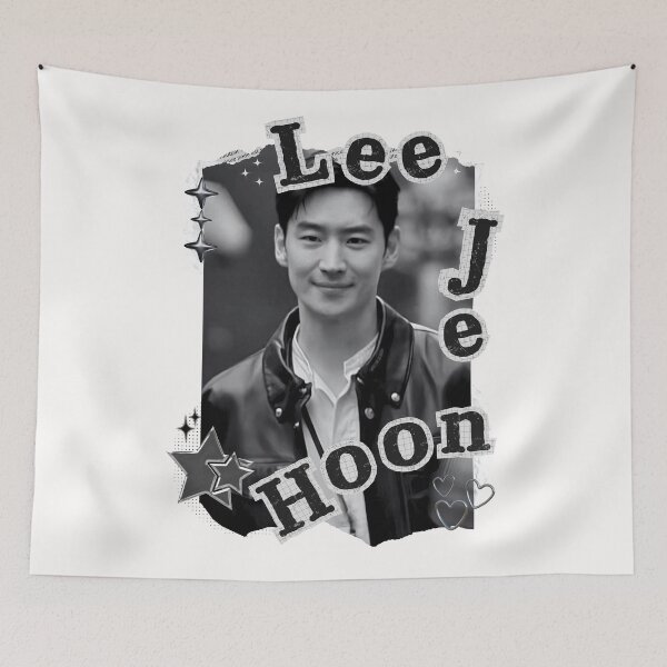 Artikelvorschau, Lee Je-hoon Collage: Ikonische Rollen in Monochrom entworfen und verkauft von AJUNICE STUDIO.