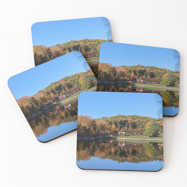 Item preview, Autumn in Valley Falls, Vernon, Connecticut, USA - New England Foliage designed and sold by SeptemberMorn.