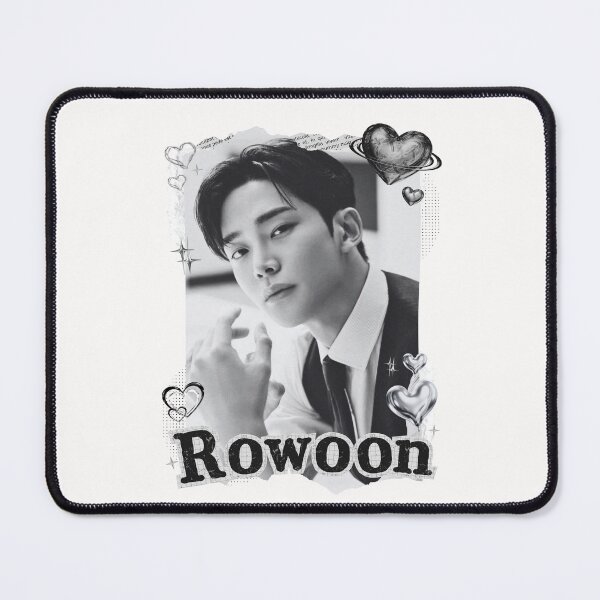 Item preview, Rowoon Collage: K-Drama Star in Monochrome designed and sold by AJUNICE STUDIO.