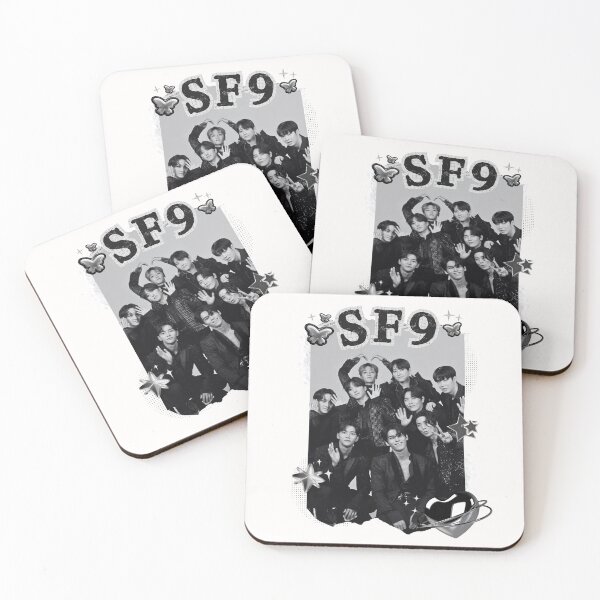 Item preview, SF9 Collage: Iconic Black and White Style designed and sold by AJUNICE STUDIO.