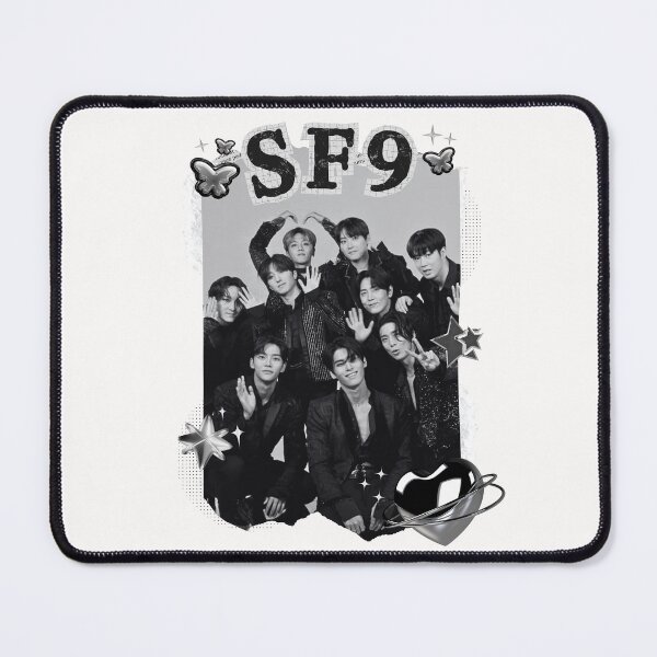 Item preview, SF9 Collage: Iconic Black and White Style designed and sold by AJUNICE STUDIO.