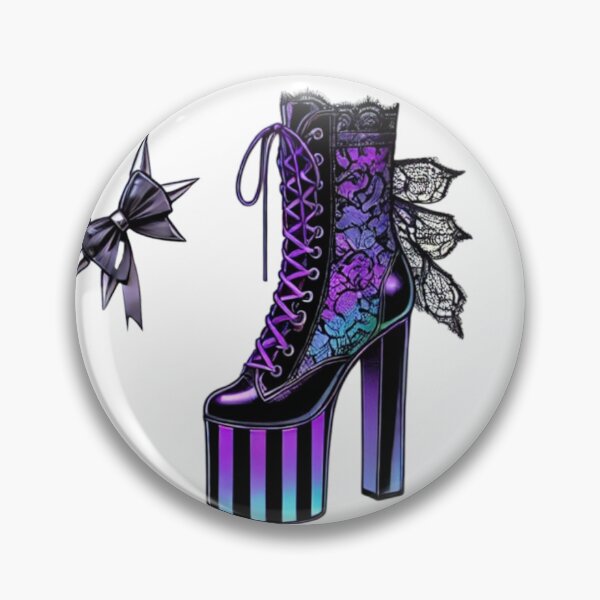 Artikelvorschau, CYBER GOTH ÄSTHETISCH GOTHIC SPITZE FAIRY PLATEAU HEELS STIEFEL AUFKLEBER entworfen und verkauft von Arts4U.