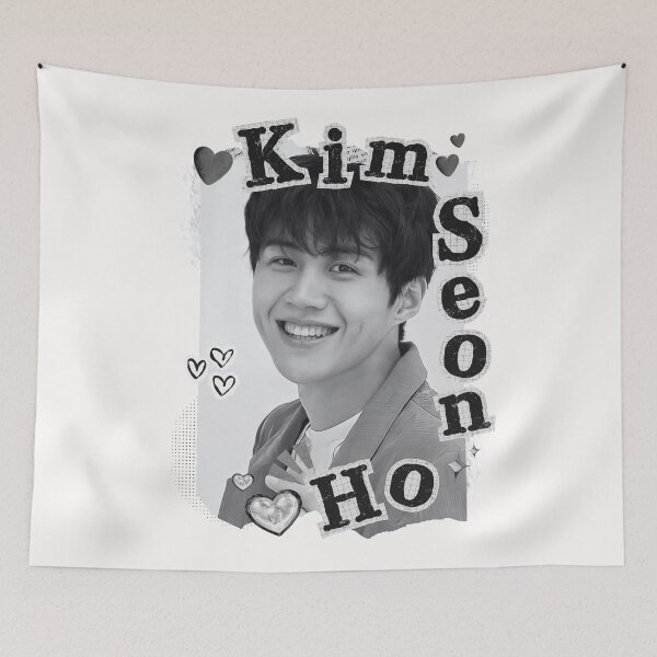 Item preview, Kim Seon-ho Collage: Black and White Elegance designed and sold by AJUNICE STUDIO.