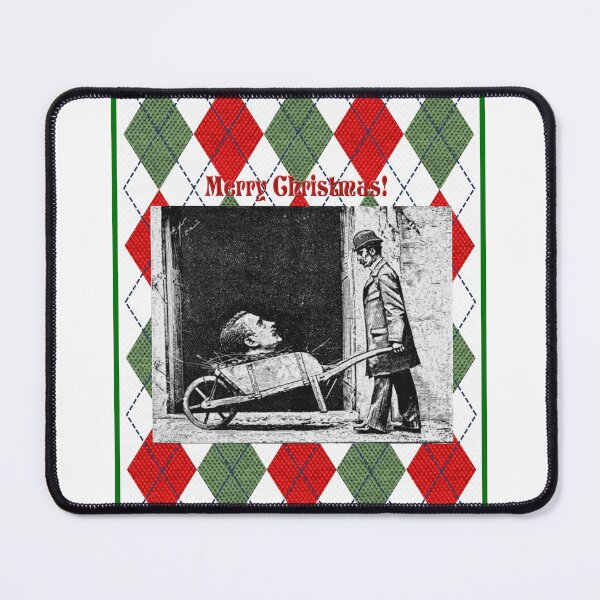 Item preview, Weird Ugly Christmas Vintage Head in a Wheelbarrow designed and sold by EelandOctopus.