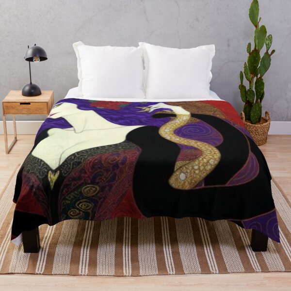 Item preview, Abstract Serpent Lady Art designed and sold by TheDarkWardrobe.
