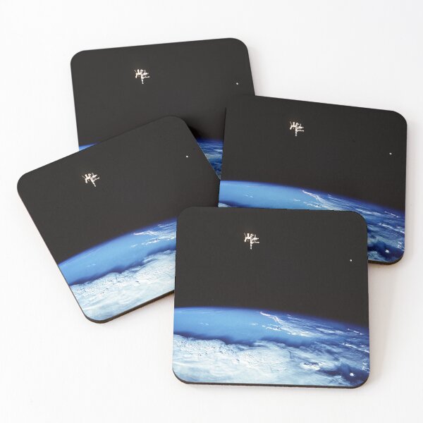 Item preview, Mir and Moon - Earth Satellite Space Photography designed and sold by Steven's Space.