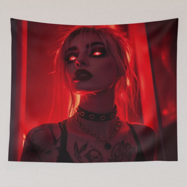 Item preview, Glowing Goth Demon designed and sold by CursedbyLilith.