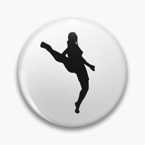 Item preview, Karate Girl Doing Twist Kick (Pitchagi) designed and sold by Jay Cook.