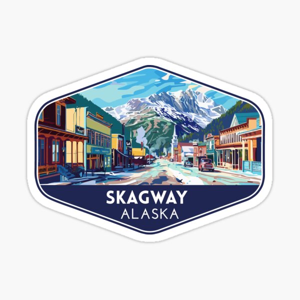 Item preview, Skagway Alaska Travel Art designed and sold by electricninja.