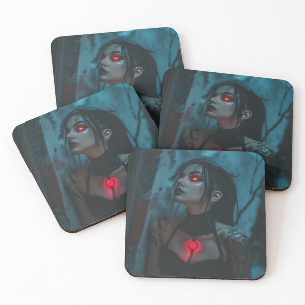 Item preview, Glowing Goth Girl designed and sold by CursedbyLilith.