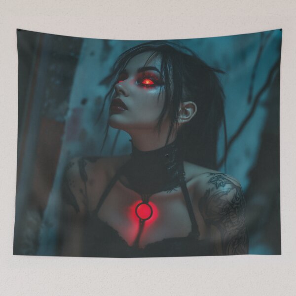 Item preview, Glowing Goth Girl designed and sold by CursedbyLilith.