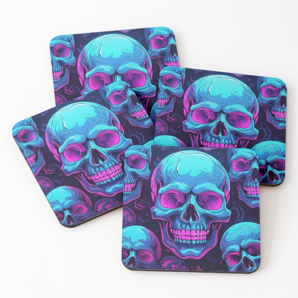 Item preview, Skull - Pink and Blue designed and sold by karsad.