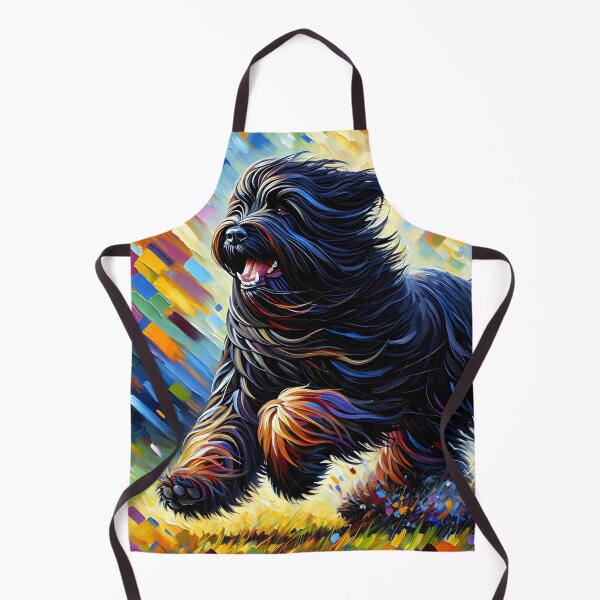 Item preview, Briard Dog Portrait Acrylic Art Print Pet Portrait Gifts for Dog Lovers designed and sold by Puppy Puzzles Plus.