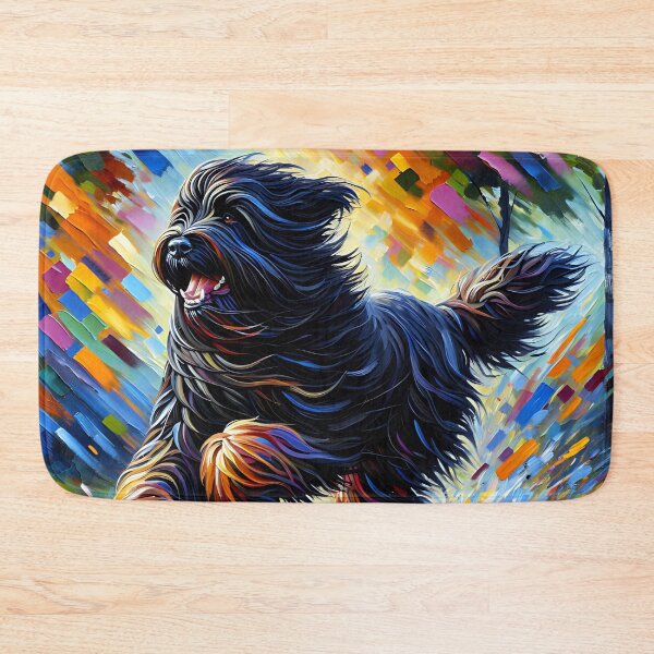 Item preview, Briard Dog Portrait Acrylic Art Print Pet Portrait Gifts for Dog Lovers designed and sold by Puppy Puzzles Plus.