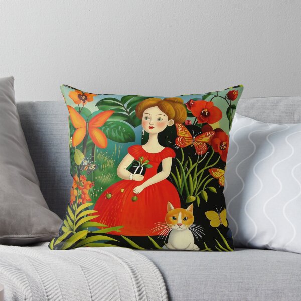 Item preview, Beautiful girl with a cat. designed and sold by Natalia-Vlad.