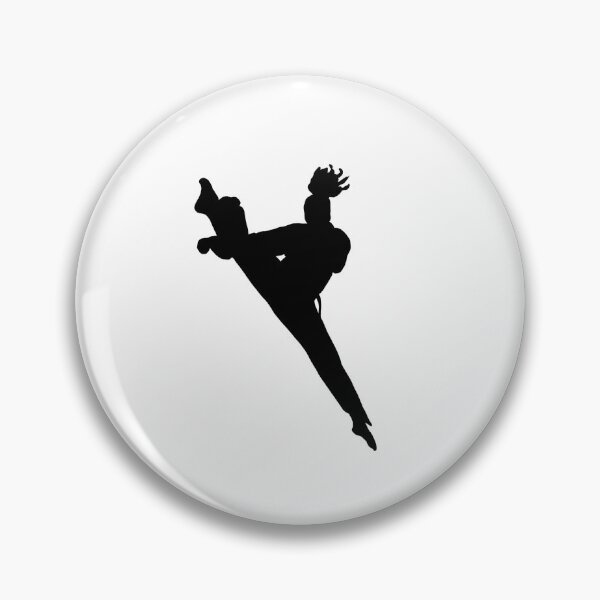 Item preview, TKD Girl Flare Kick Silhouette designed and sold by Jay Cook.