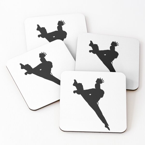 Item preview, TKD Girl Flare Kick Silhouette designed and sold by Jay Cook.