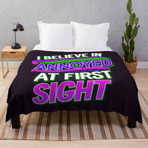 Item preview, I Believe In Annoyed At First Sight Funny Sarcastic Quote designed and sold by TheArtOfPat.