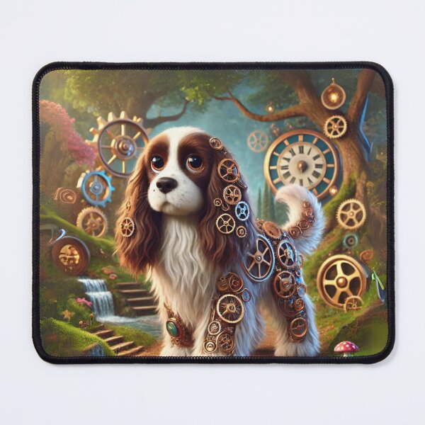 Item preview, Steampunk English Springer Spaniel designed and sold by Sillytoe.
