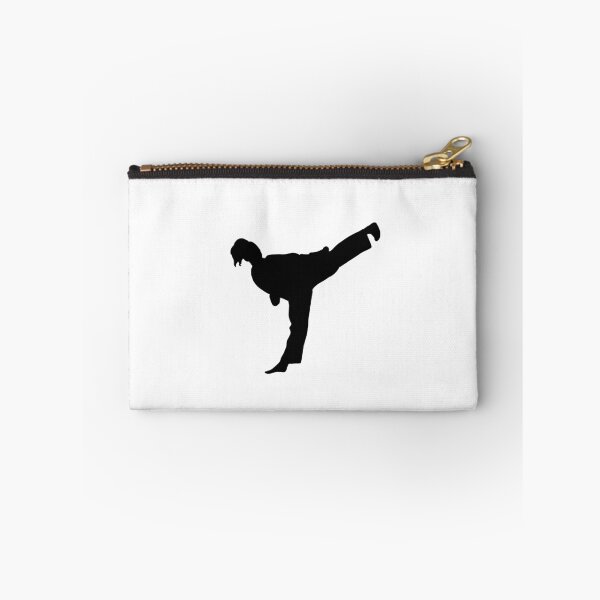 Item preview, Side Kick Karate Girl Silhouette designed and sold by Jay Cook.