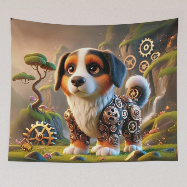 Item preview, Steampunk Entlebucher Mountain Dog designed and sold by Sillytoe.