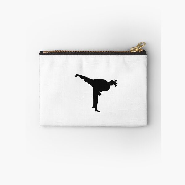 Item preview, Side Kick Karate Girl with Curly Hair TKD designed and sold by Jay Cook.