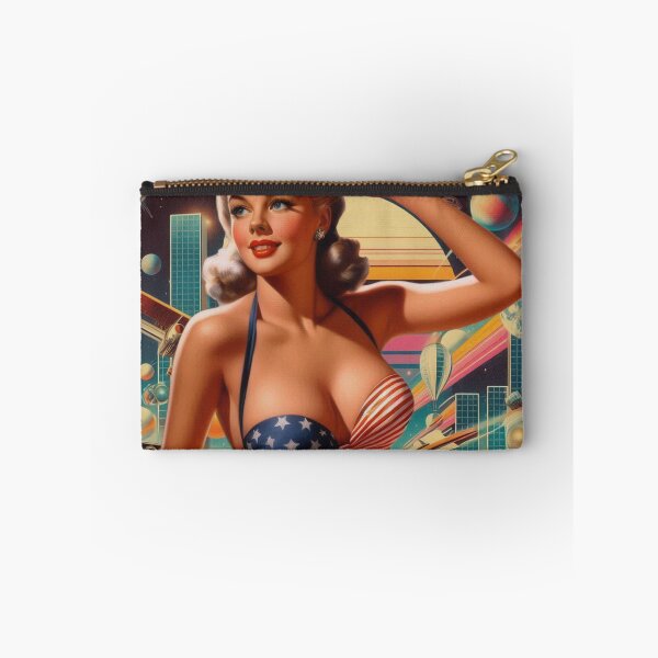 Item preview, Retrofuturism Pinup designed and sold by PulpVintage.