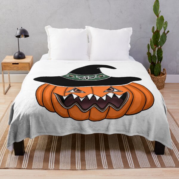 Item preview, "Jack" 1 | Halloween Jack O'Lantern Pumpkin Head designed and sold by LiseHoltArt.