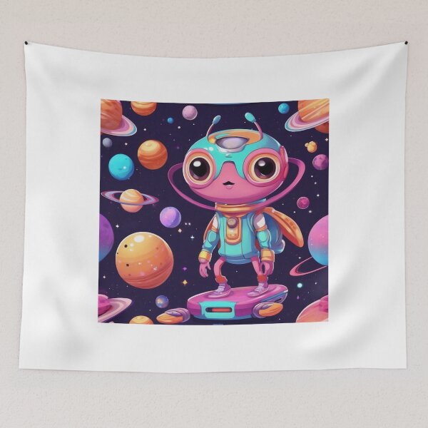 Item preview, Cute Alien Explorer designed and sold by MarkLines.