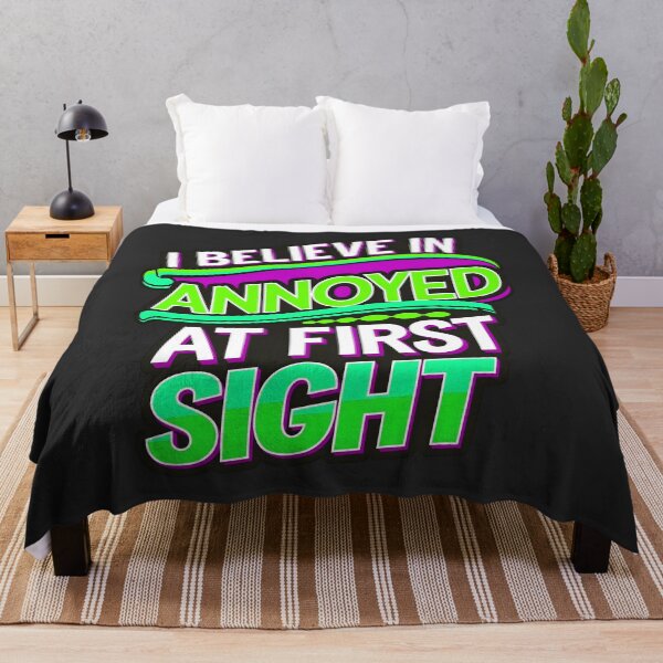 Item preview, I Believe In Annoyed At First Sight Funny Sarcastic Quote designed and sold by TheArtOfPat.