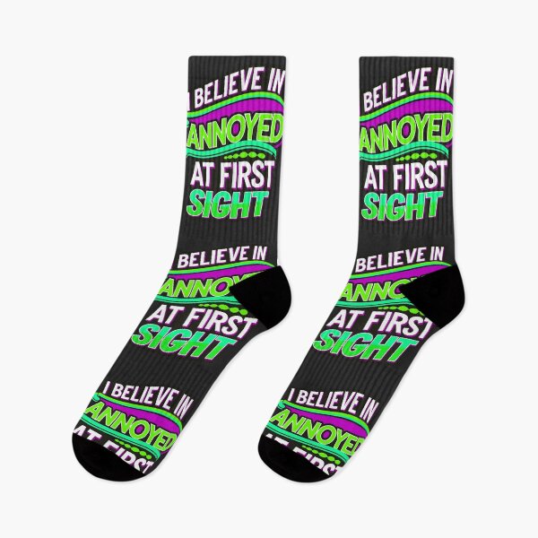 Item preview, I Believe In Annoyed At First Sight Funny Sarcastic Quote designed and sold by TheArtOfPat.