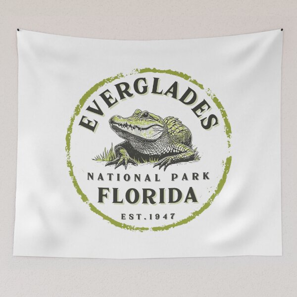 Item preview, Everglades National Park - Florida - United States  designed and sold by GoodOldVintage.