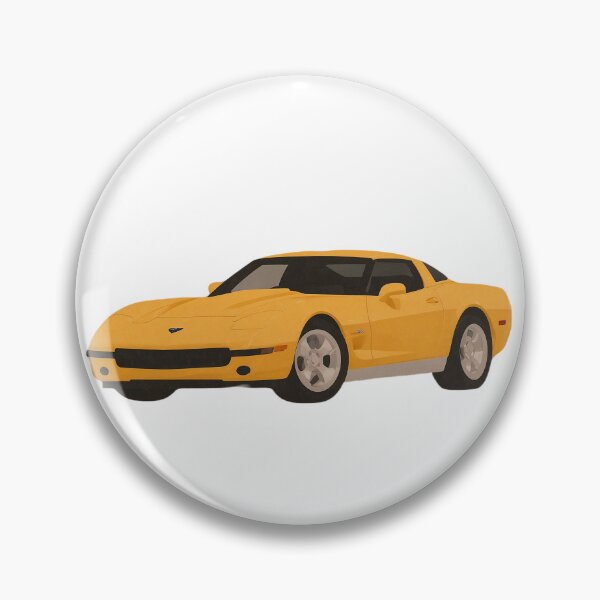 Item preview, Corvette C4 Yellow designed and sold by ZvezdaStar.