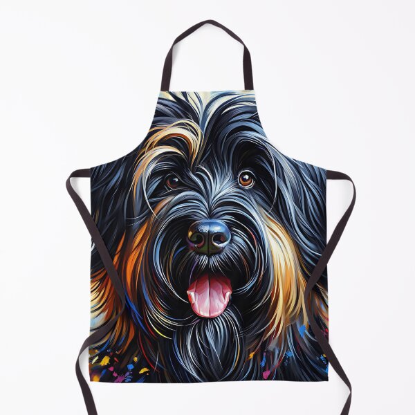 Item preview, Briard Dog Portrait Acrylic Art Print Pet Portrait Gifts for Dog Lovers designed and sold by Puppy Puzzles Plus.