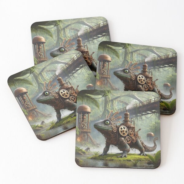 Item preview, Steampunk Eryops designed and sold by Sillytoe.