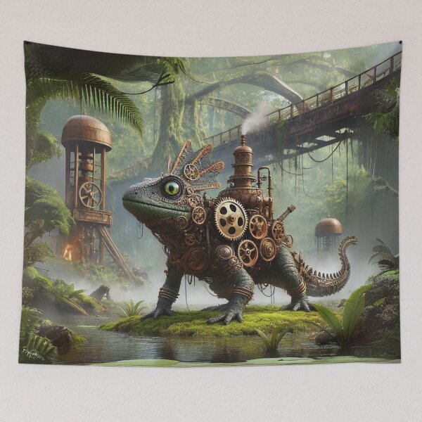 Item preview, Steampunk Eryops designed and sold by Sillytoe.