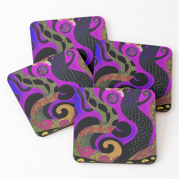 Item preview, Abstract Serpent Art designed and sold by TheDarkWardrobe.