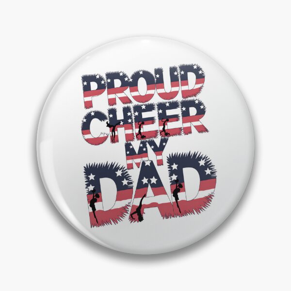 Item preview, Proud Cheer My Dad Patriotic Design USA Cheerleading designed and sold by IT-Express.