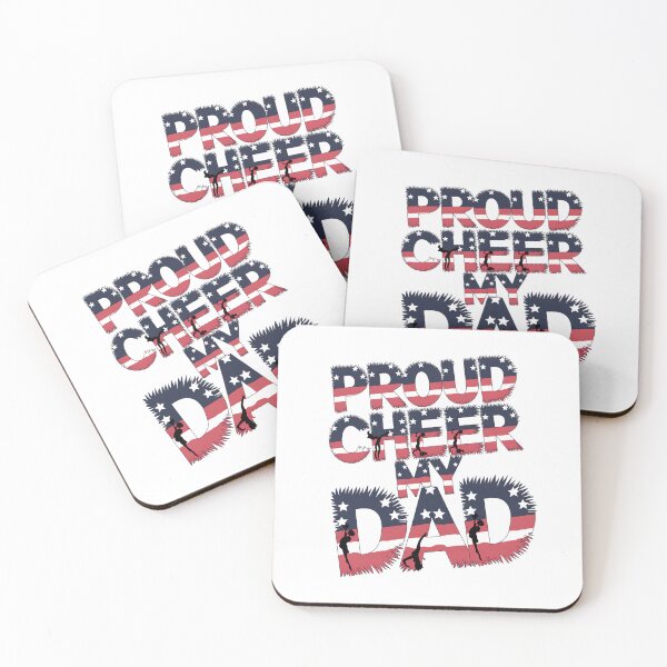 Item preview, Proud Cheer My Dad Patriotic Design USA Cheerleading designed and sold by IT-Express.
