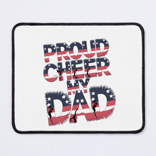 Item preview, Proud Cheer My Dad Patriotic Design USA Cheerleading designed and sold by IT-Express.