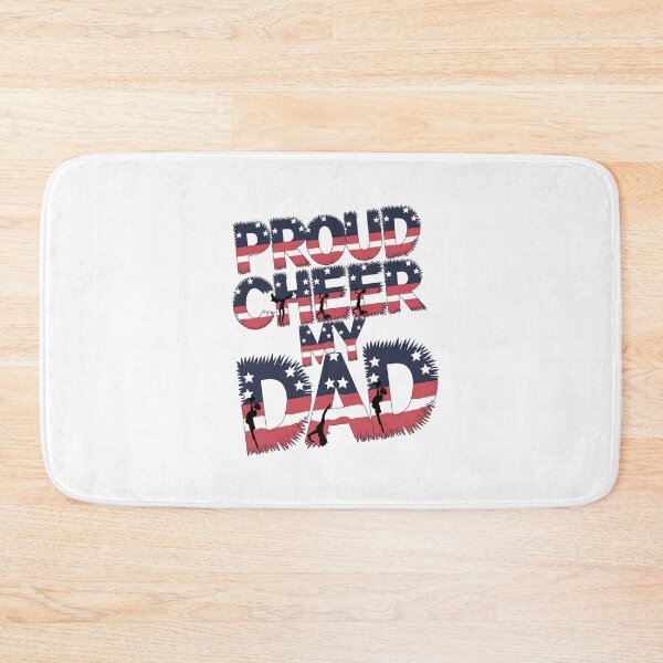 Item preview, Proud Cheer My Dad Patriotic Design USA Cheerleading designed and sold by IT-Express.