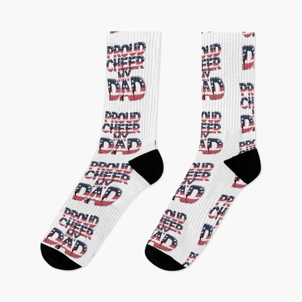 Item preview, Proud Cheer My Dad Patriotic Design USA Cheerleading designed and sold by IT-Express.