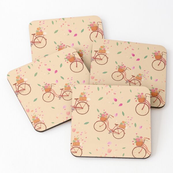 Item preview, Bicycles and Flower Petals designed and sold by MySignatureItems.