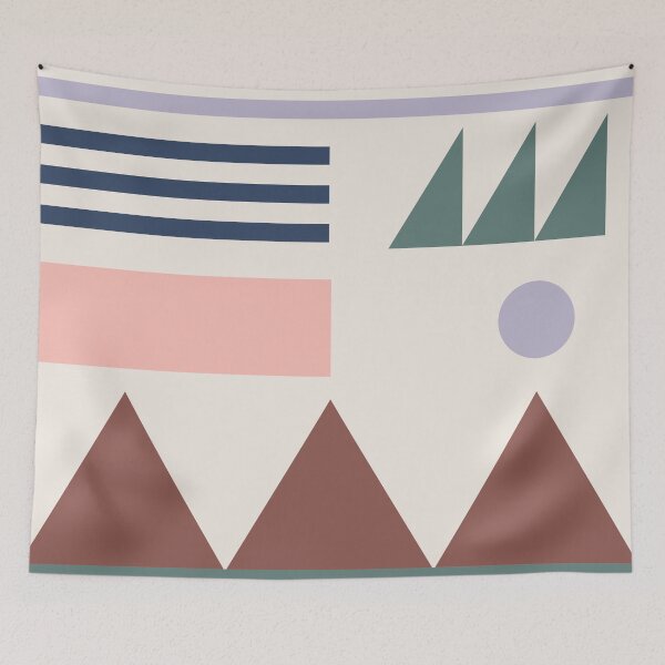 Item preview, Multi Color Modern Geometric  designed and sold by DesignByRoseCo.