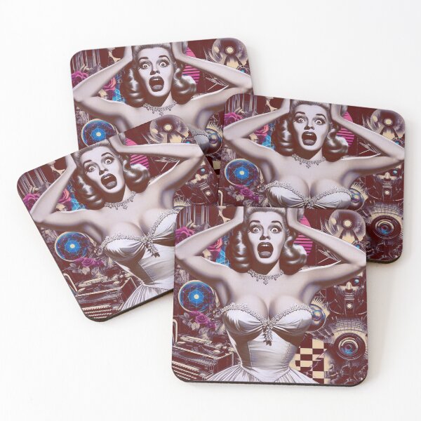 Item preview, Retro Creepy Girl designed and sold by PulpVintage.