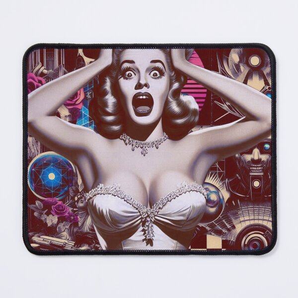 Item preview, Retro Creepy Girl designed and sold by PulpVintage.