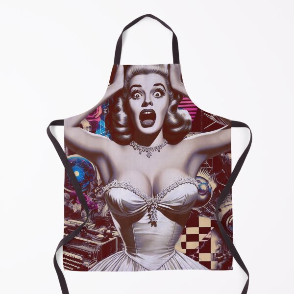 Item preview, Retro Creepy Girl designed and sold by PulpVintage.