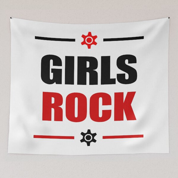 Item preview, Girls Rock! designed and sold by KeepOnCoding.