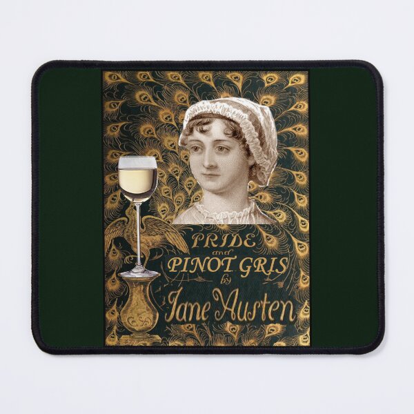 Item preview, Jane Austen Pride and Pinot Gris -Books and Wine designed and sold by EelandOctopus.