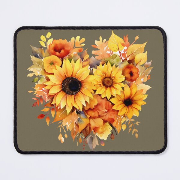 Item preview, Autumn Flower Heart designed and sold by J A Flanagan.